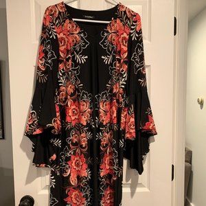 Flounce Sleeve dress